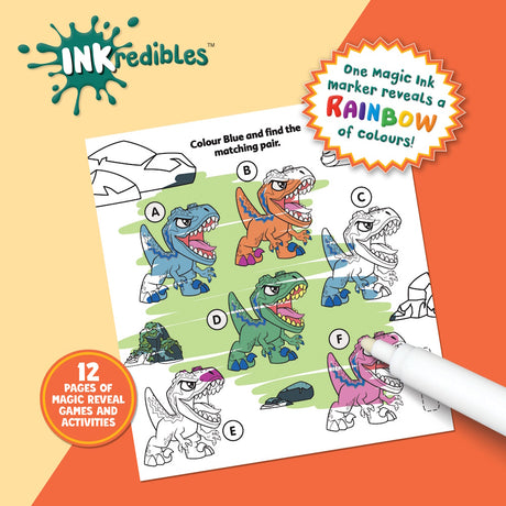 Inkredibles Magic Ink Pictures - Jurassic World Explorers