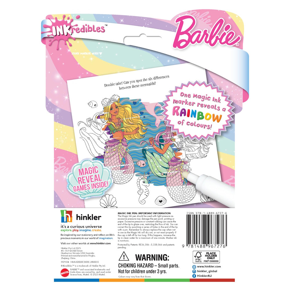 Inkredibles Magic Ink Pictures - Barbie Fantasy
