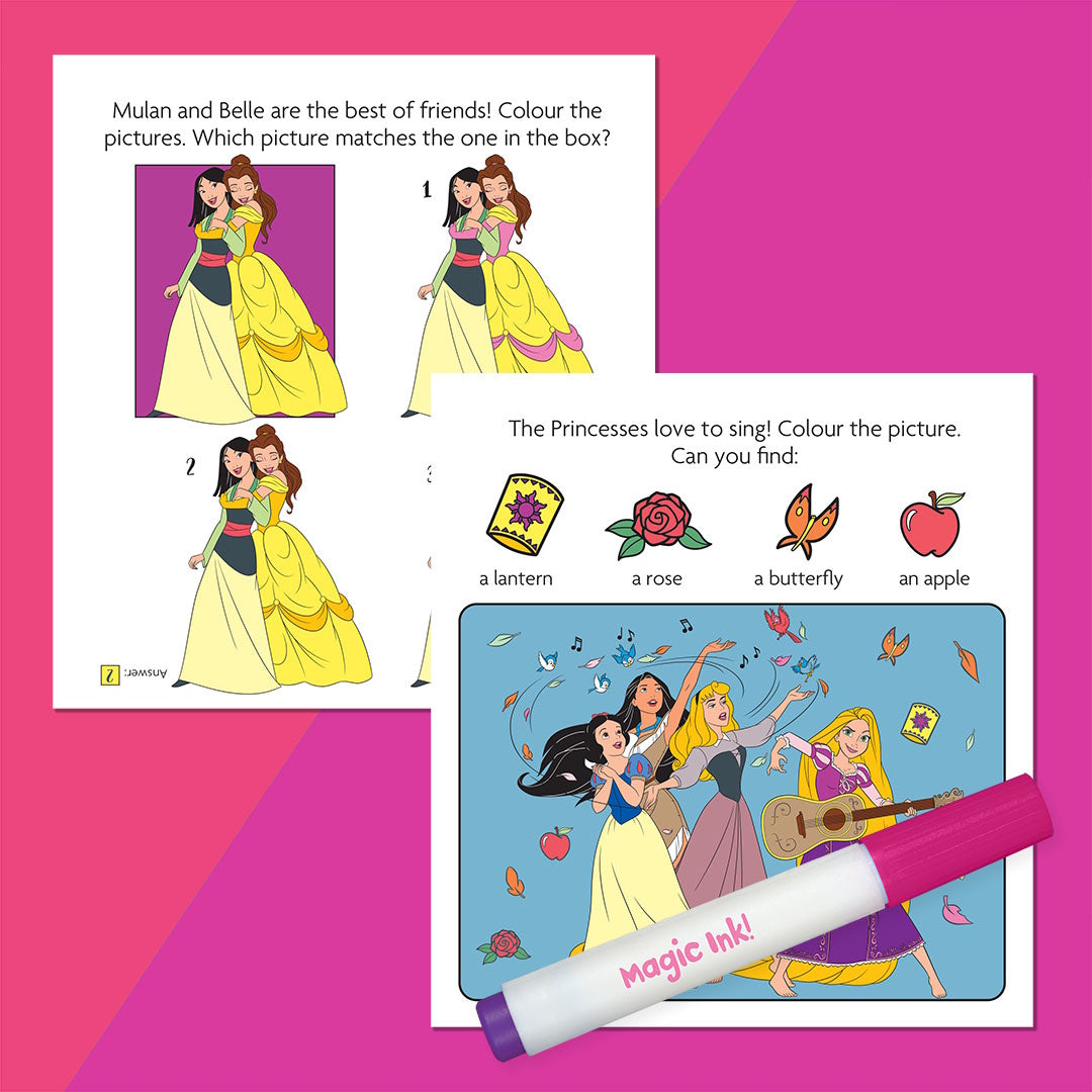 Inkredibles Magic Ink Pictures - Disney Princess