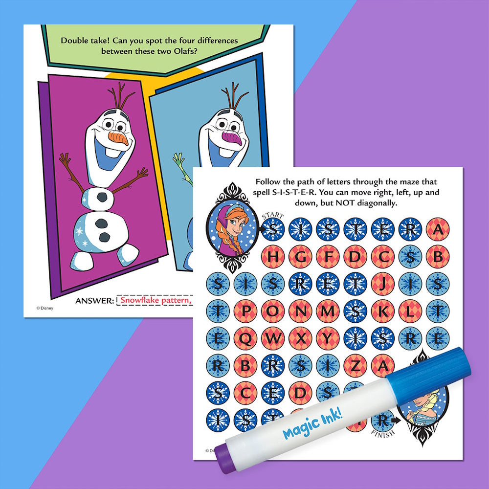 Inkredibles Magic Ink Pictures - Frozen