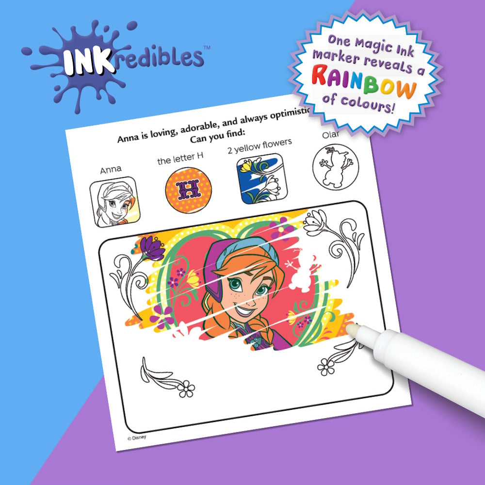 Inkredibles Magic Ink Pictures - Frozen