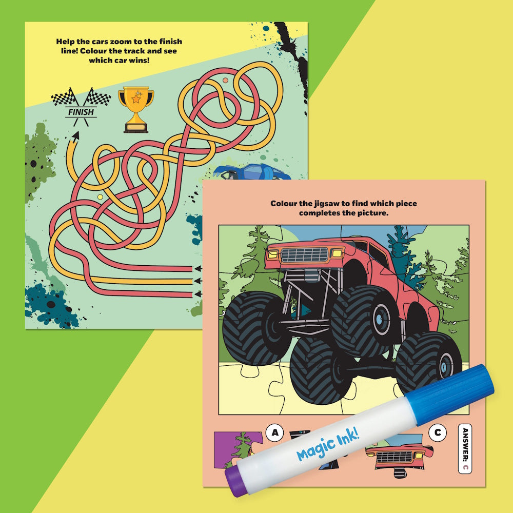 Inkredibles Magic Ink Pictures - Monster Machines
