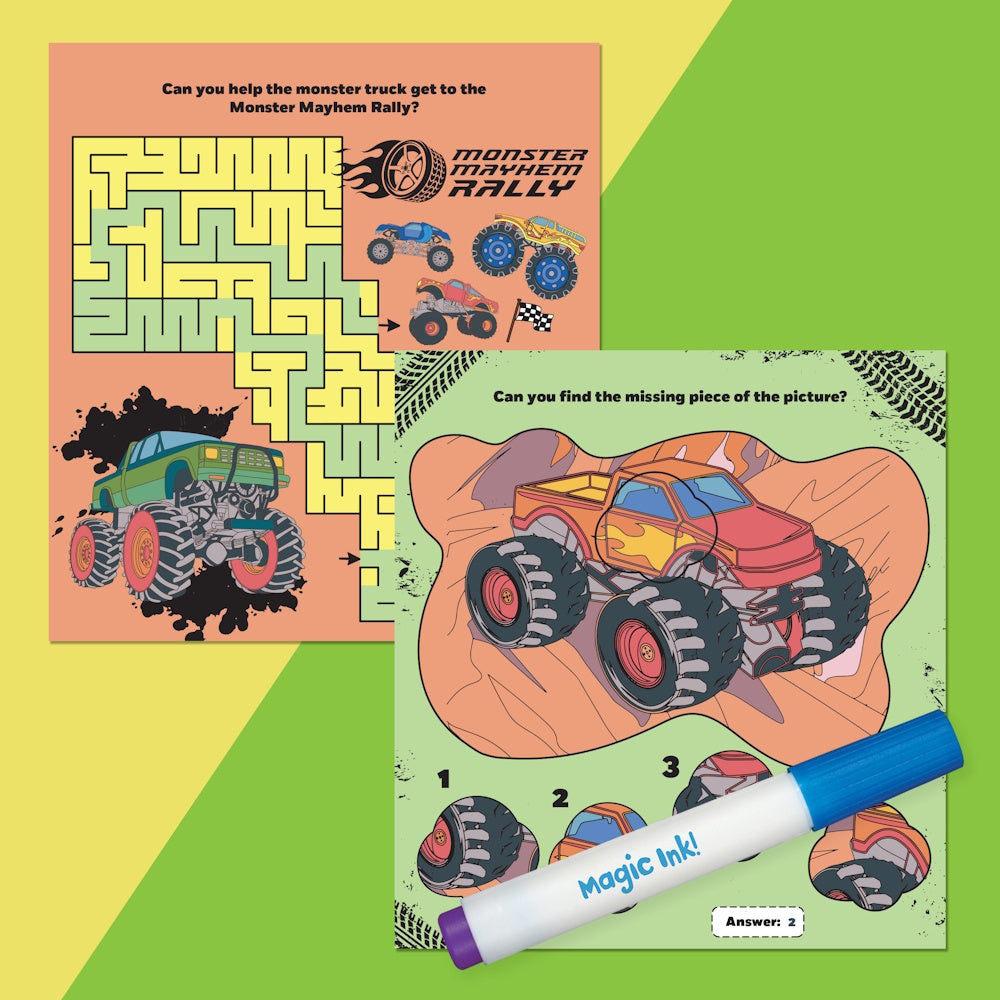 Inkredibles Magic Ink Pictures - Monster Machines