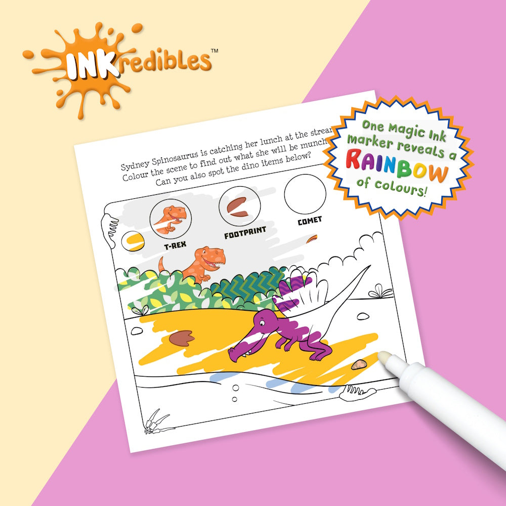 Inkredibles Magic Ink Pictures - Roarsome Dinosaurs