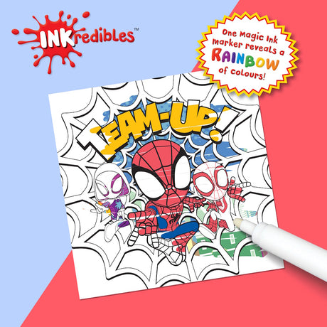 Inkredibles Magic Ink Pictures - Spidey & His Amazing Friends