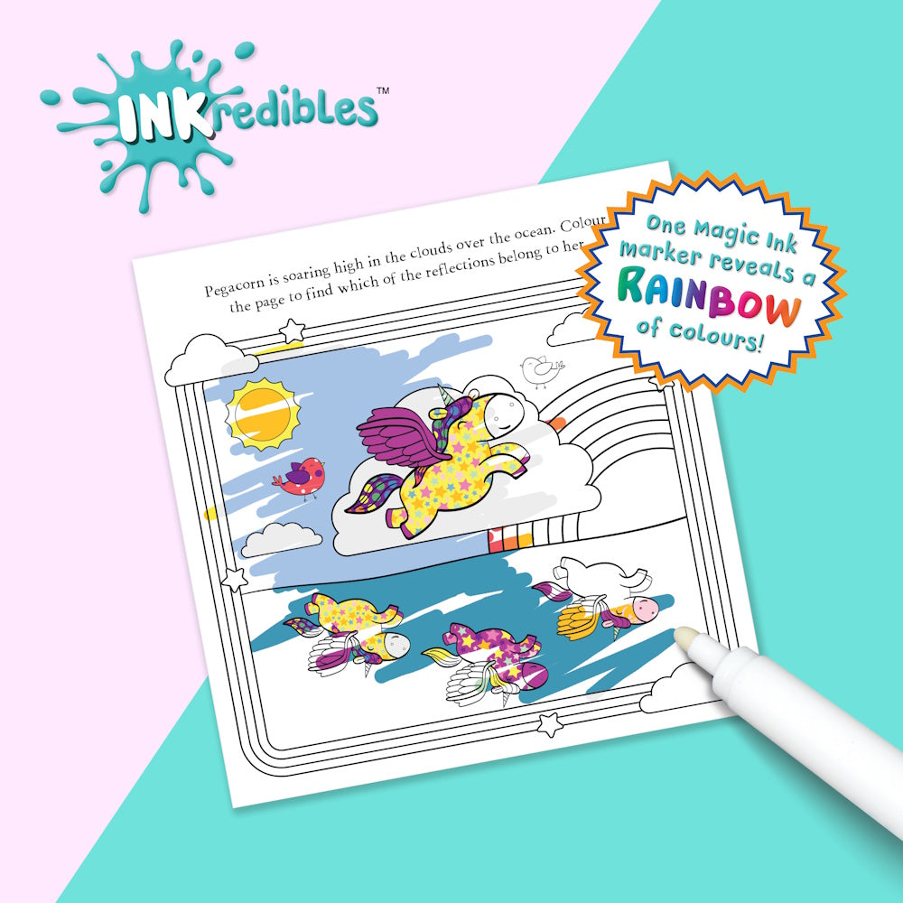 Inkredibles Magic Ink Pictures - Unicorns & Friends