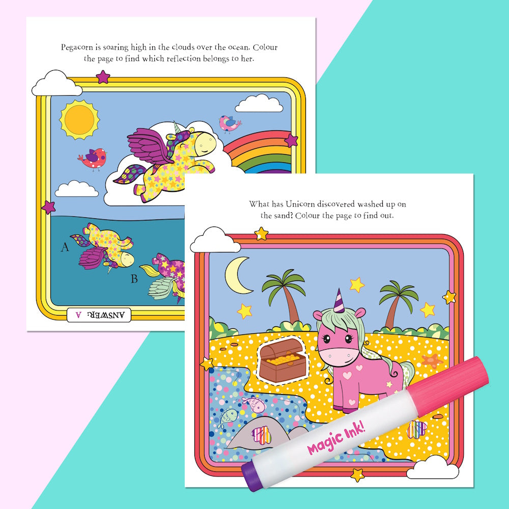 Inkredibles Magic Ink Pictures - Unicorns & Friends