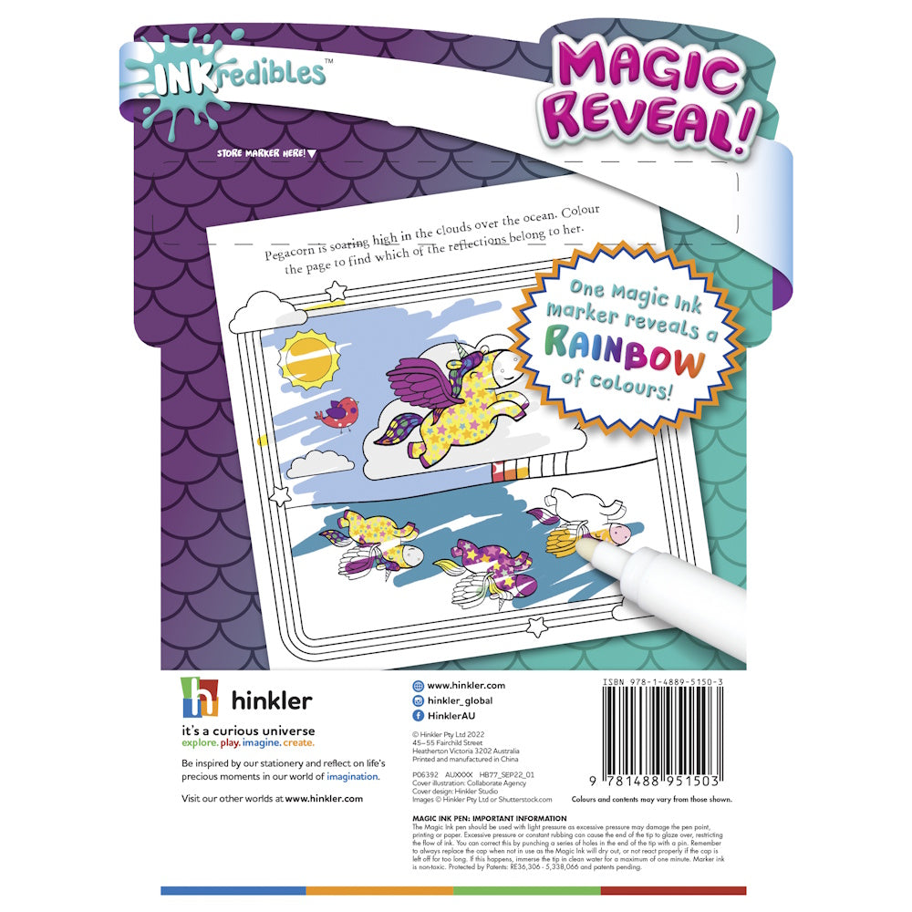 Inkredibles Magic Ink Pictures - Unicorns & Friends