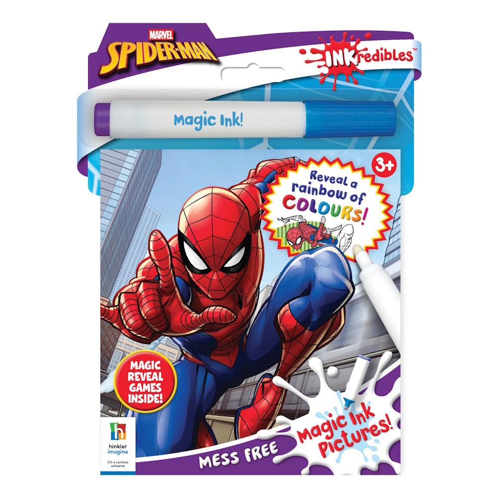 Inkredibles Magic Ink Pictures - Spider-Man