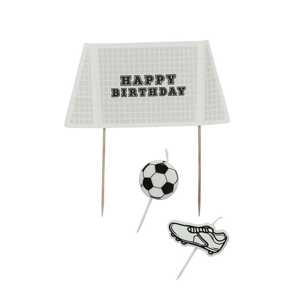 It's a Goal Cake Cake Topper & Candle Set