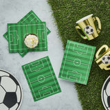 It's a Goal Football Pitch Napkins 16pk