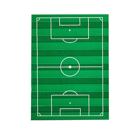 It's a Goal Football Pitch Napkins 16pk