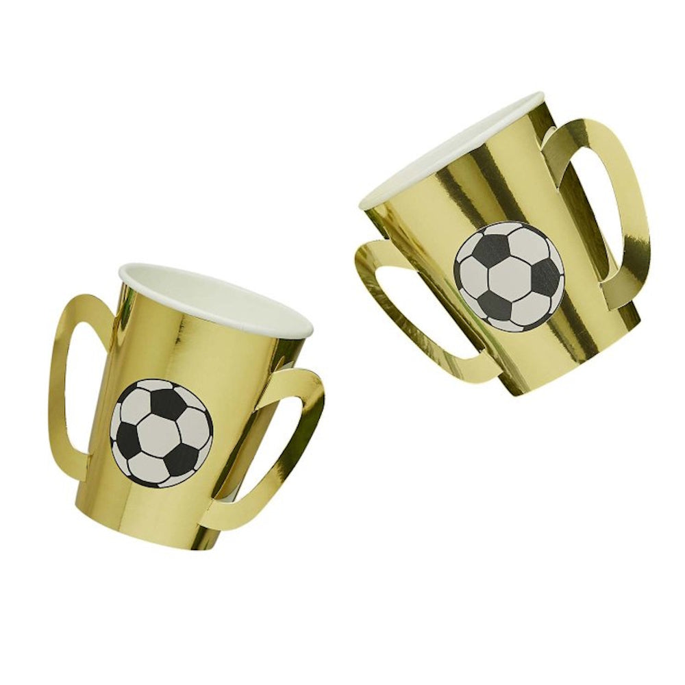 It's a Goal Gold Trophy Cups 8pk