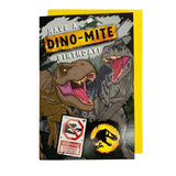 Jurassic World Birthday Card