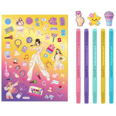 Kaleidoscope Colouring & Activity Kit - K-Pop Party