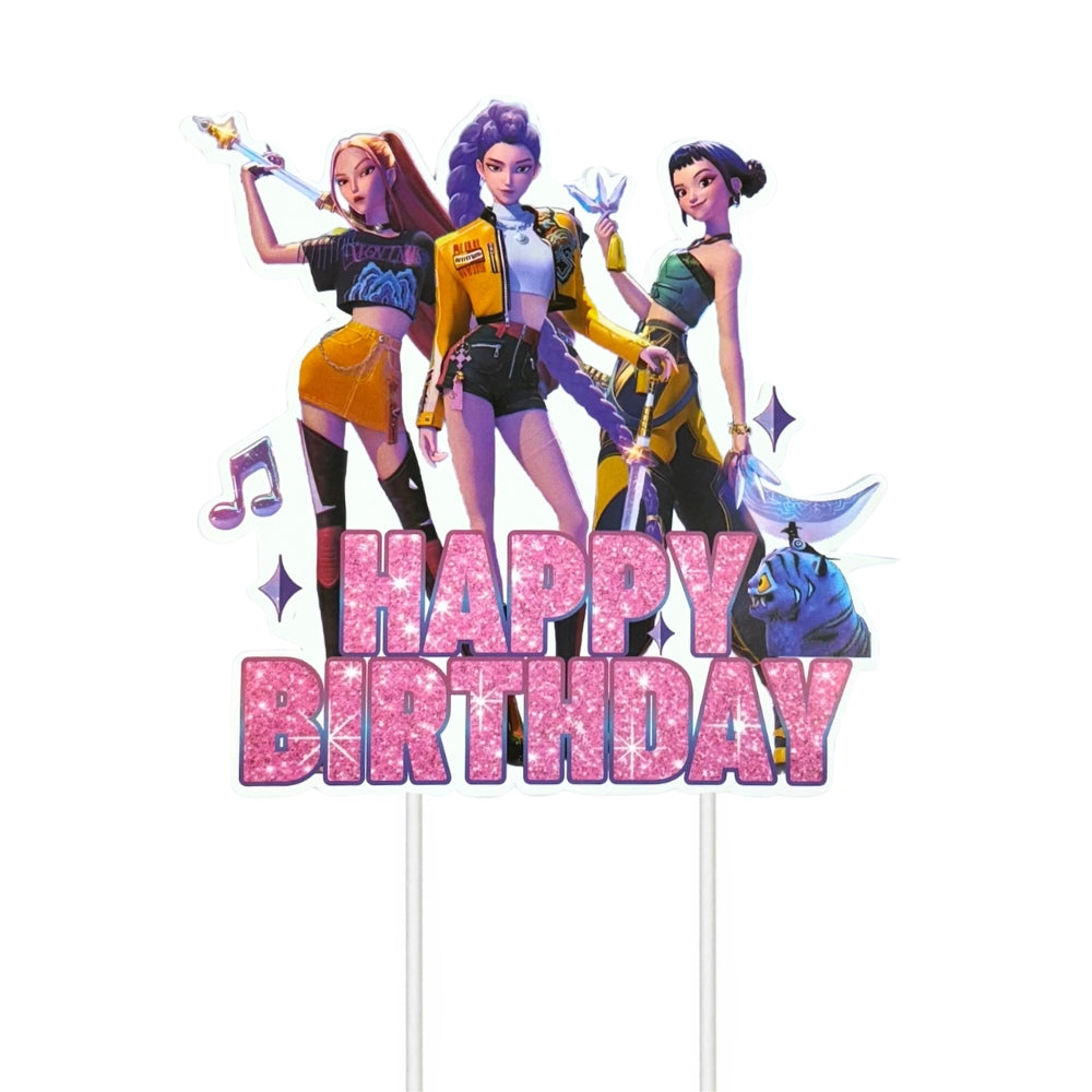 KPop Demon Hunters Cake Topper