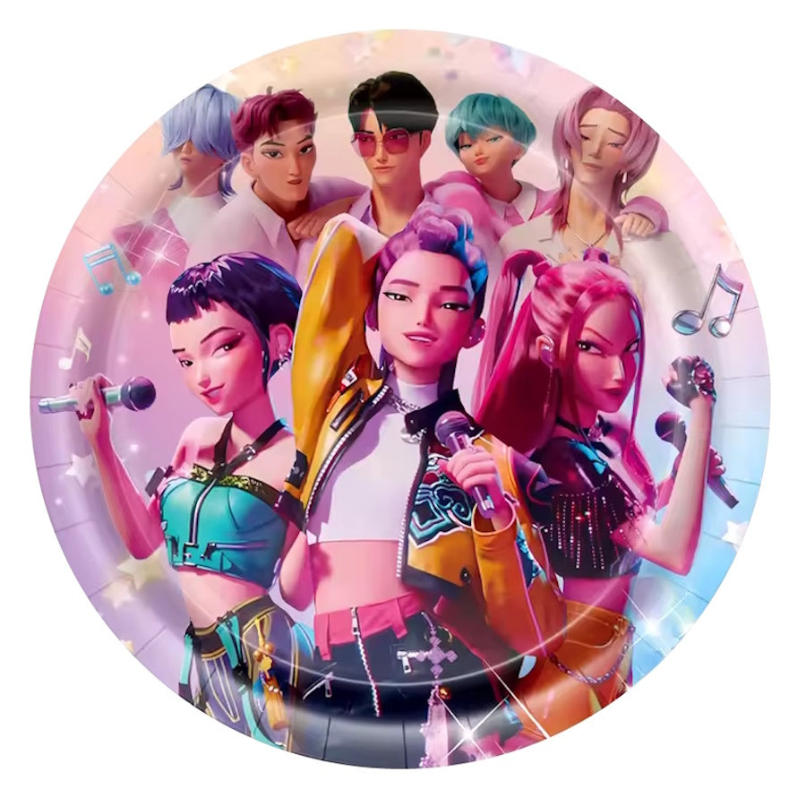 KPop Demon Hunters Dinner Plates 10pk