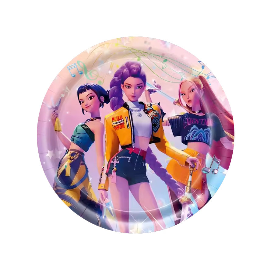 KPop Demon Hunters Lunch Plates 10pk