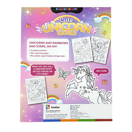 Kaleidoscope Colouring Kit - Cute Unicorn World