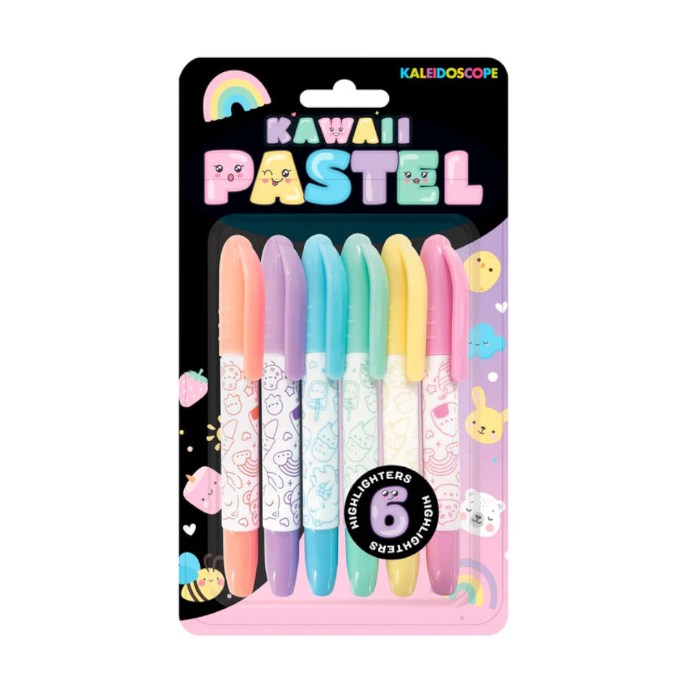 Kaleidoscope 6pc Kawaii Pastel Markers