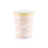 Pink Kitty Party Cups 6pk