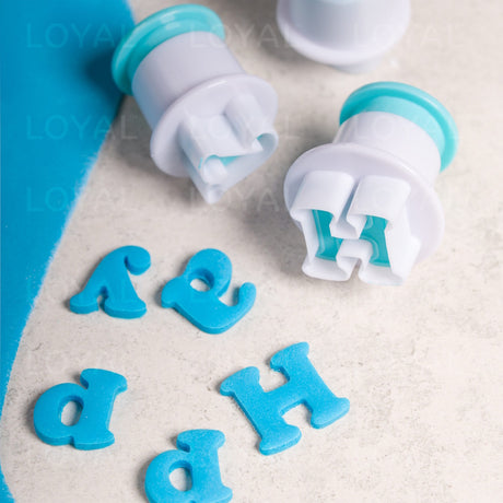 LOYAL Mini Alphabet Plunger Cutters - Lowercase (26pcs)