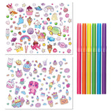 Kaleidoscope Lap Desk Colouring Set - Sweet Treats