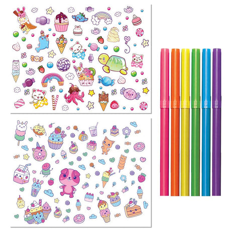 Kaleidoscope Lap Desk Colouring Set - Sweet Treats