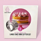 Cake Craft Cake Ring Cutter Set - Large