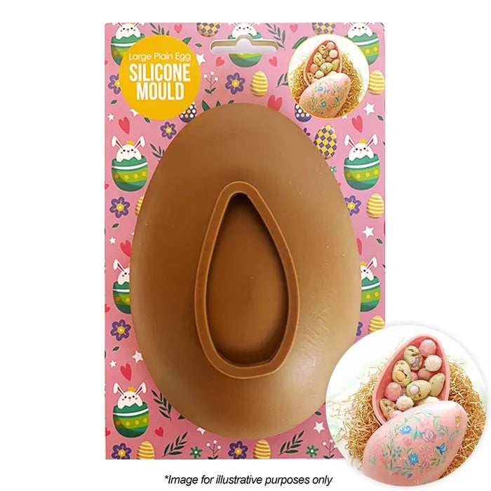 Large Plain Egg Silicone Mould