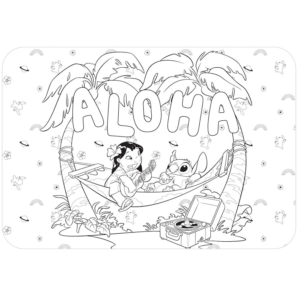Lilo & Stitch Colour-In Placemats 8pk