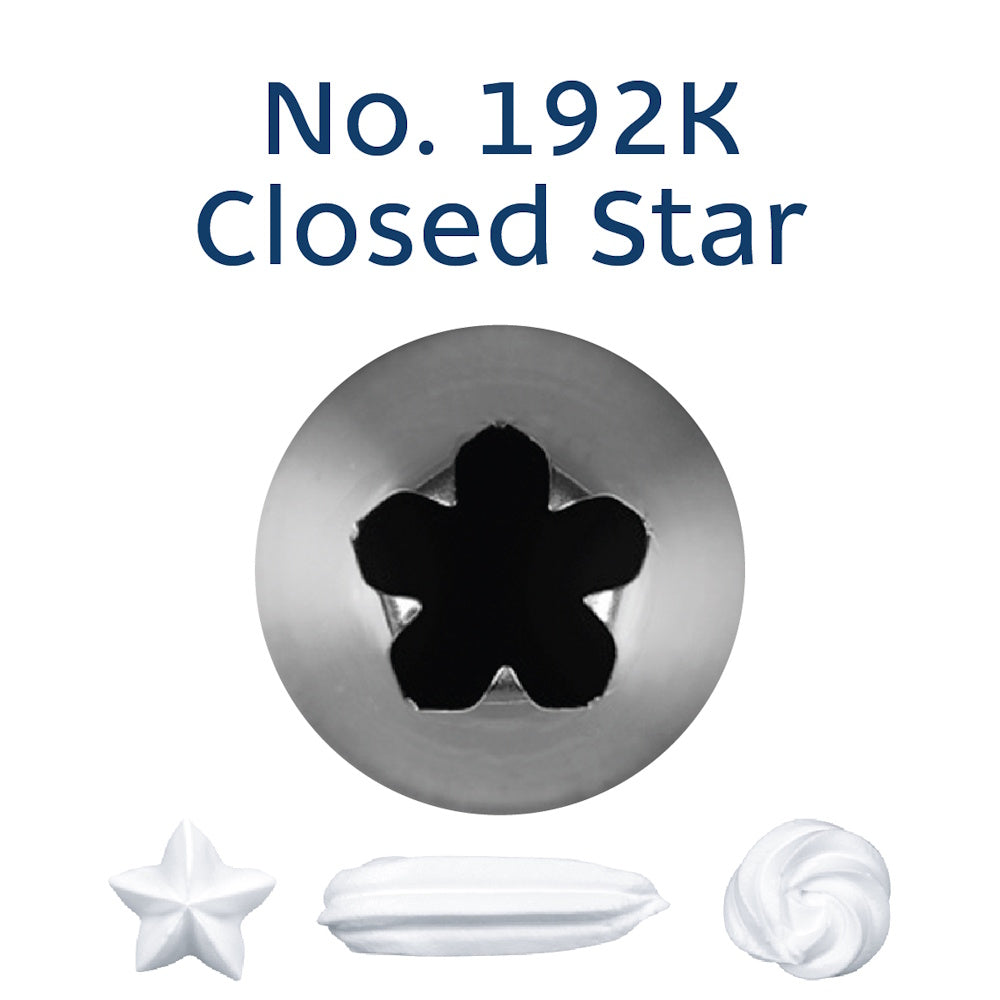 Loyal Closed Star Piping Tip #192K