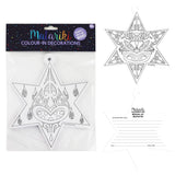 Matariki Colour-In Star Decorations 36pk