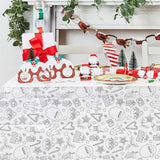 Merry Christmas Festive Colour In Paper Tablecover