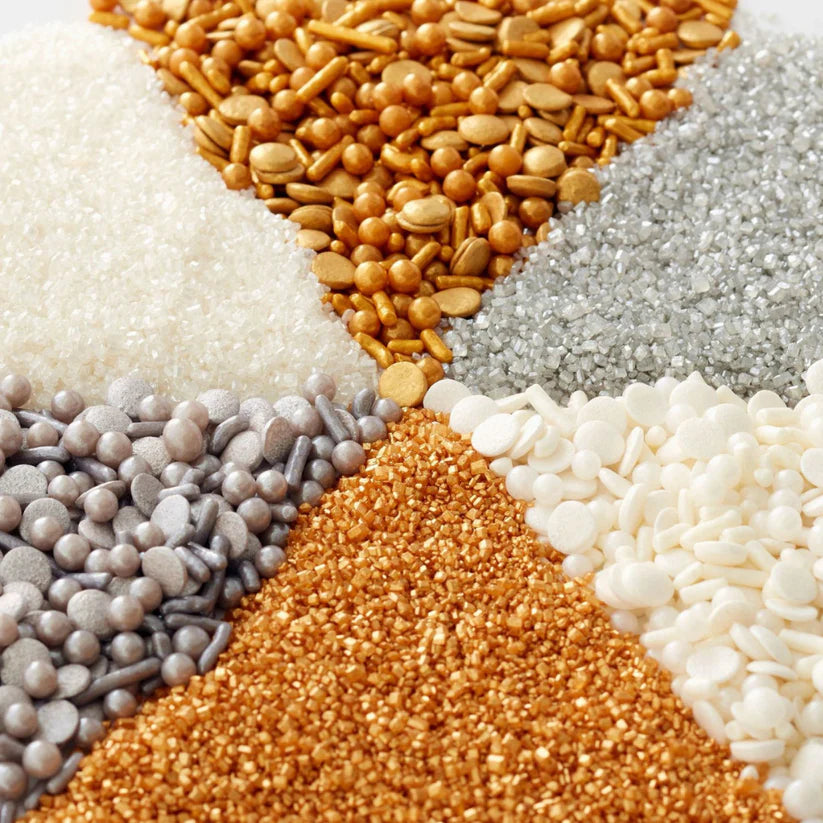 Wilton Metallic Sprinkles Mix with Turning Lid 6-Cell