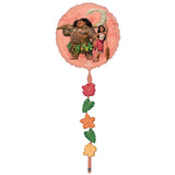 Moana Airwalker Foil Balloon with Inflatable Tail