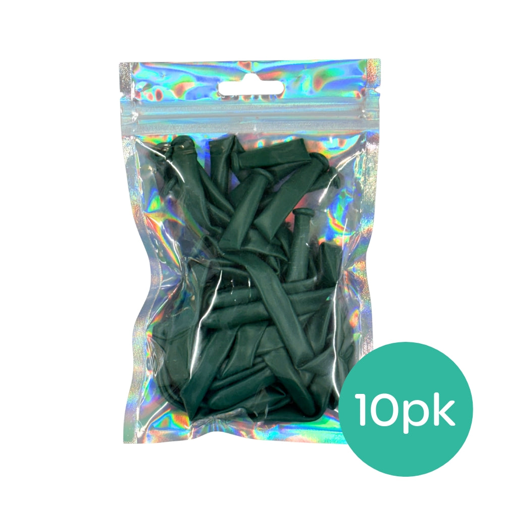 Modelling Balloons 10pk - Forest Green