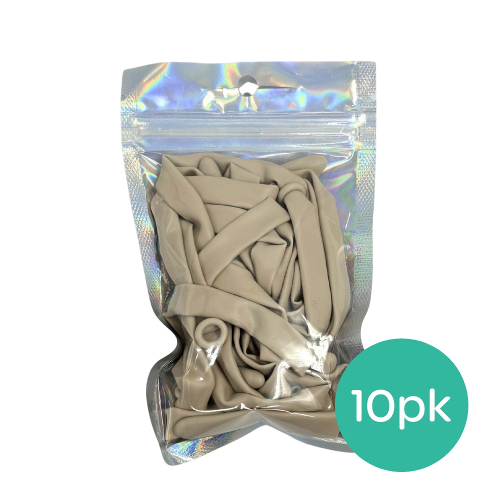 Modelling Balloons 10pk - Dusk Cream