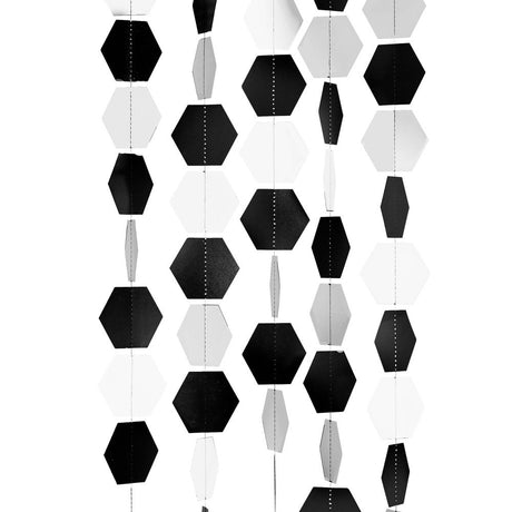 Monochrome Party Hanging Decorations