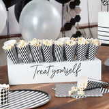 Monochrome Party Treat Cones & Stand