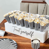 Monochrome Party Treat Cones & Stand