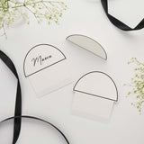 Monochrome Arch Place Cards 10pk