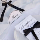 Monochrome Arch Place Cards 10pk