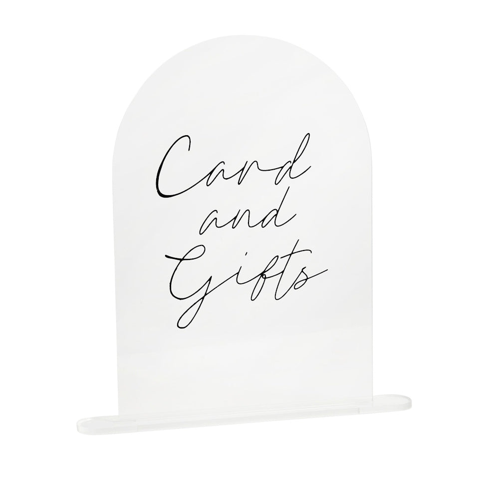 Card & Gifts Acrylic Sign