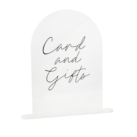 Card & Gifts Acrylic Sign