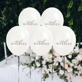 'Just Married' Balloons 5pk