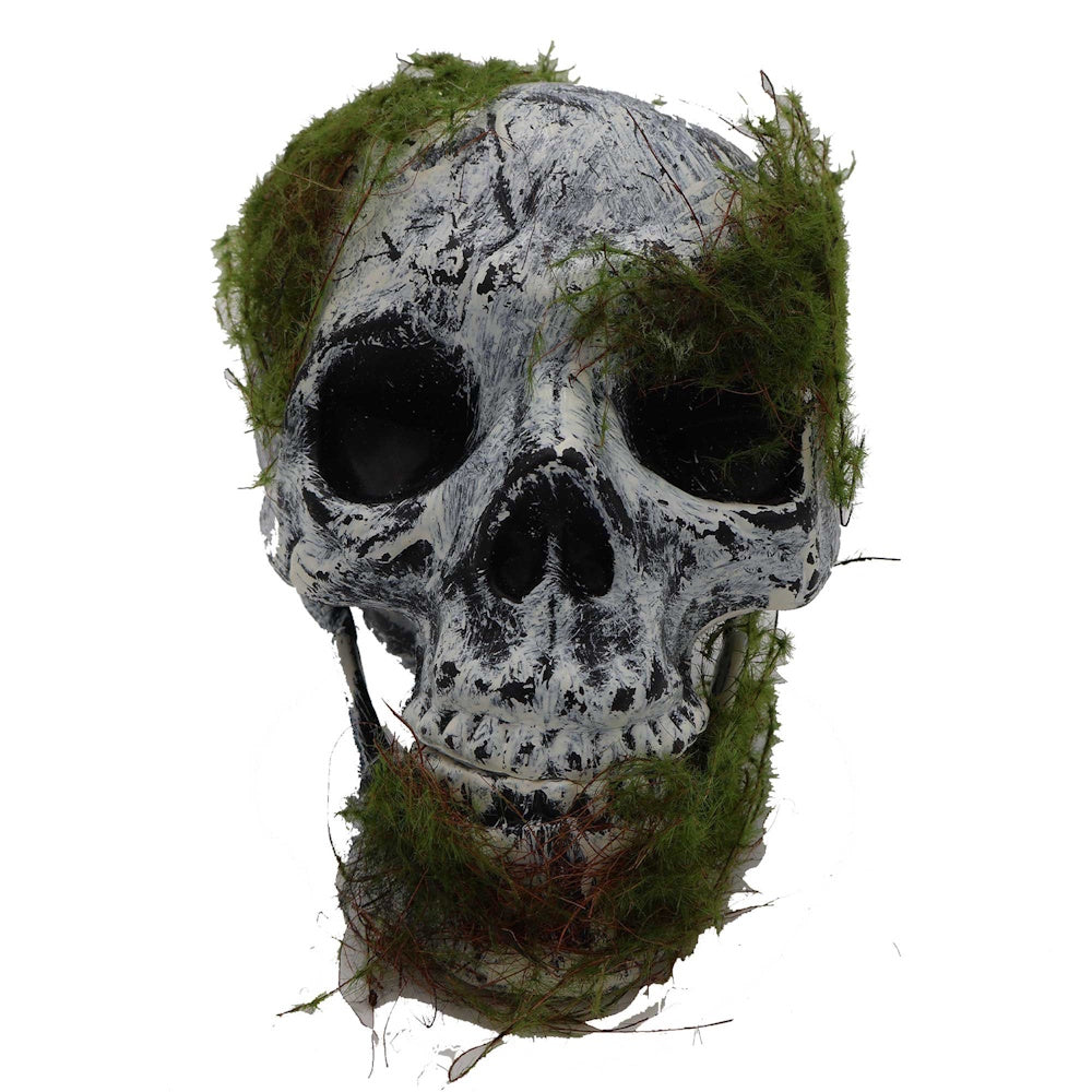 Fright Night Moss Covered Skull