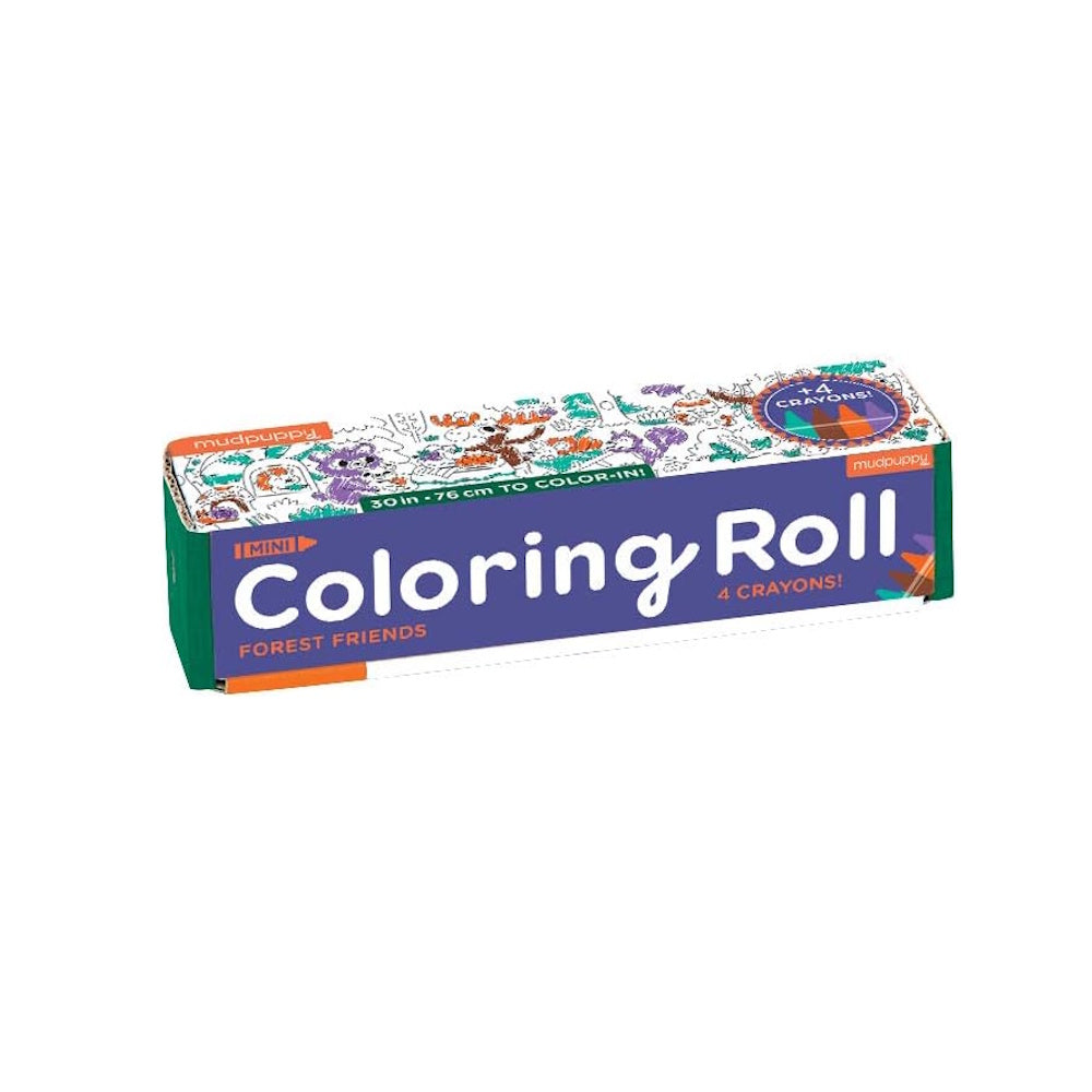 Mudpuppy Mini Colouring Roll - Forest Friends