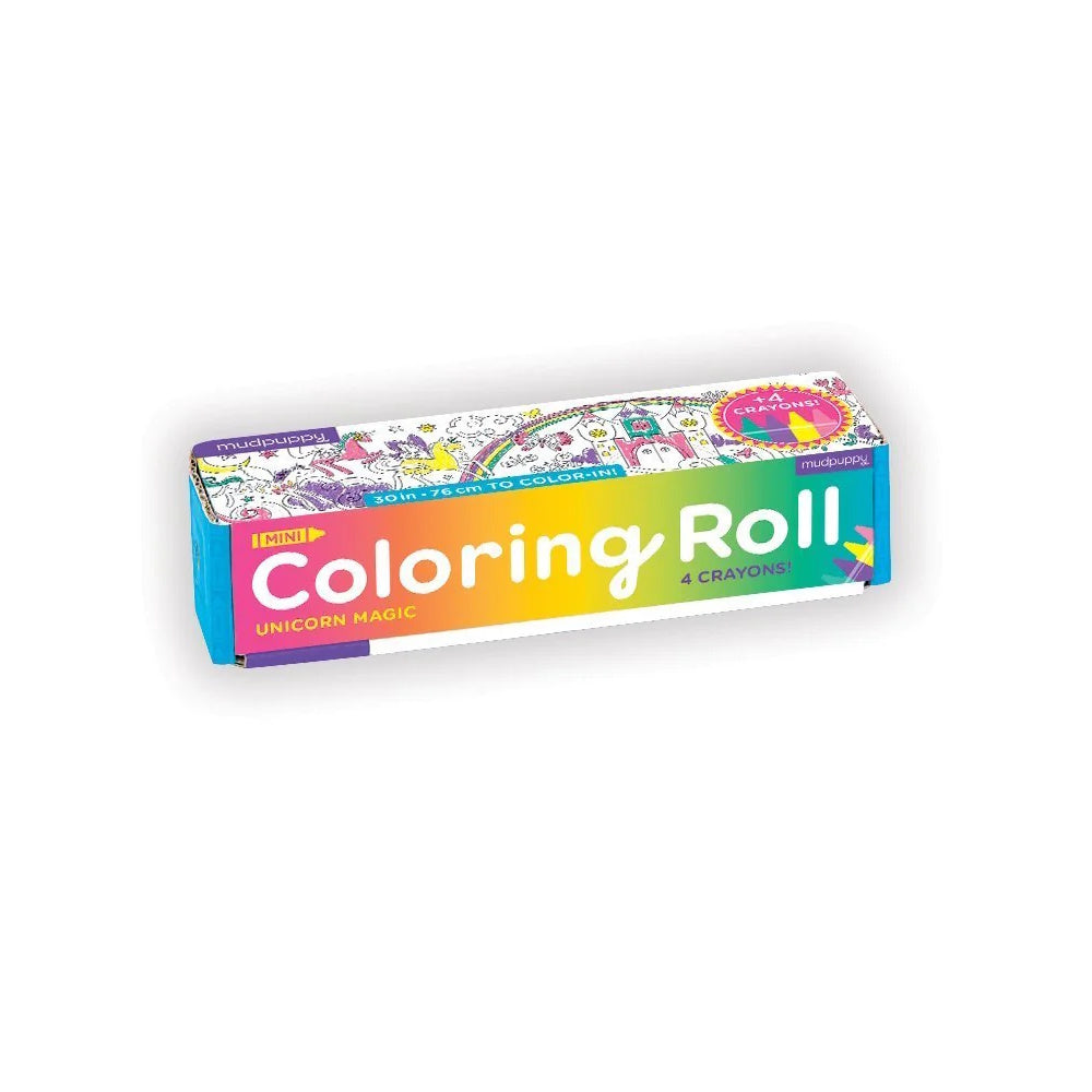Mudpuppy Mini Colouring Roll - Unicorn Magic