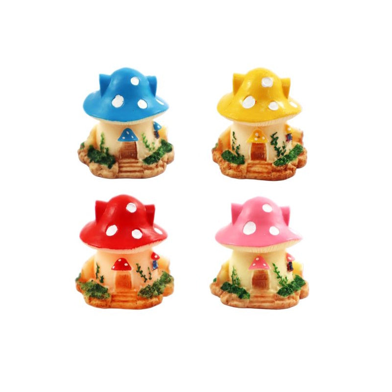 Mushroom House Miniature - Assorted